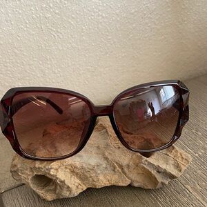 5/$10❤️❤️❤️NEW Brown & Silver Sunglasses